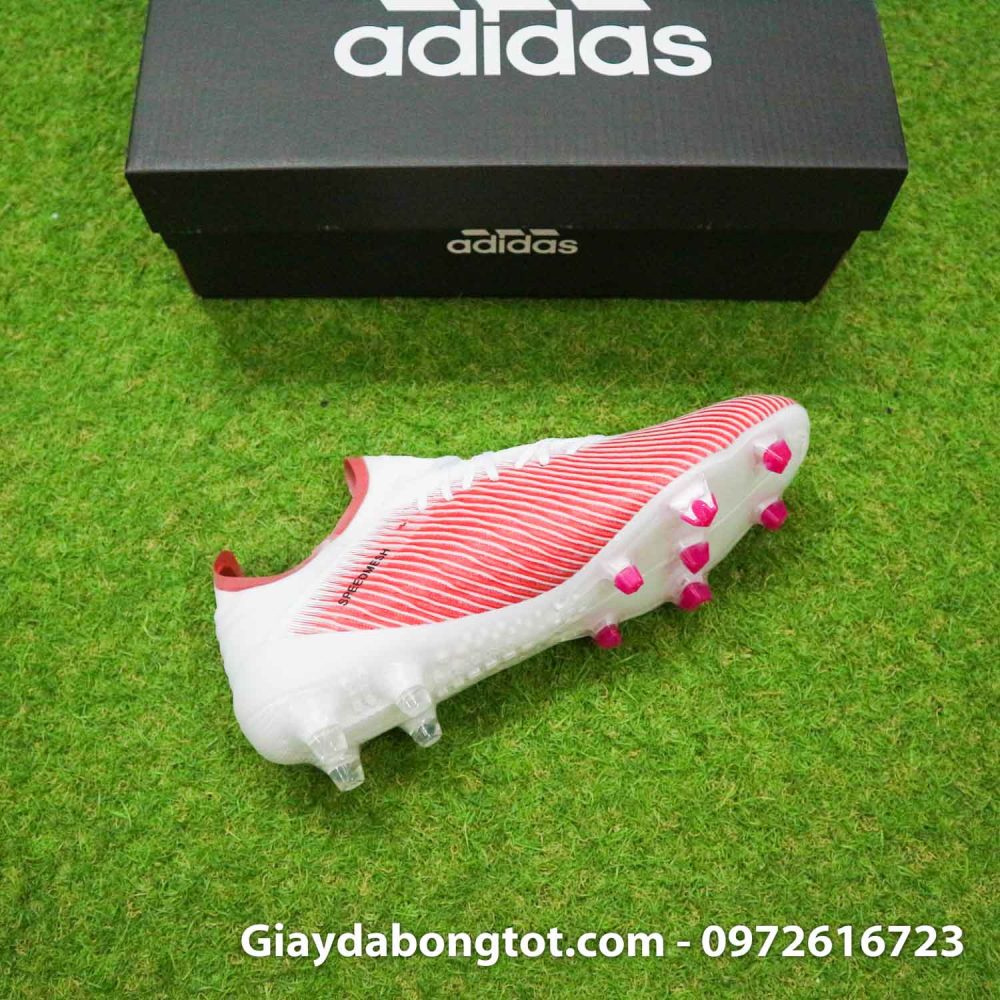 Giay da banh Adidas X19.1 FG trang do vach den (1)