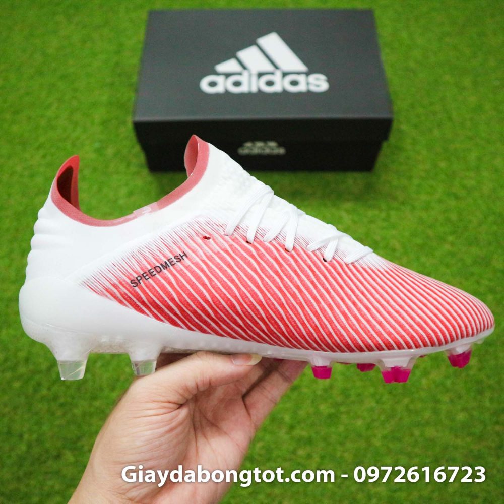 Giay da banh Adidas X19.1 FG trang do vach den (11)