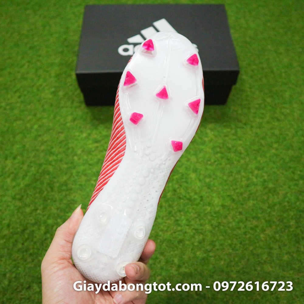 Giay da banh Adidas X19.1 FG trang do vach den (12)