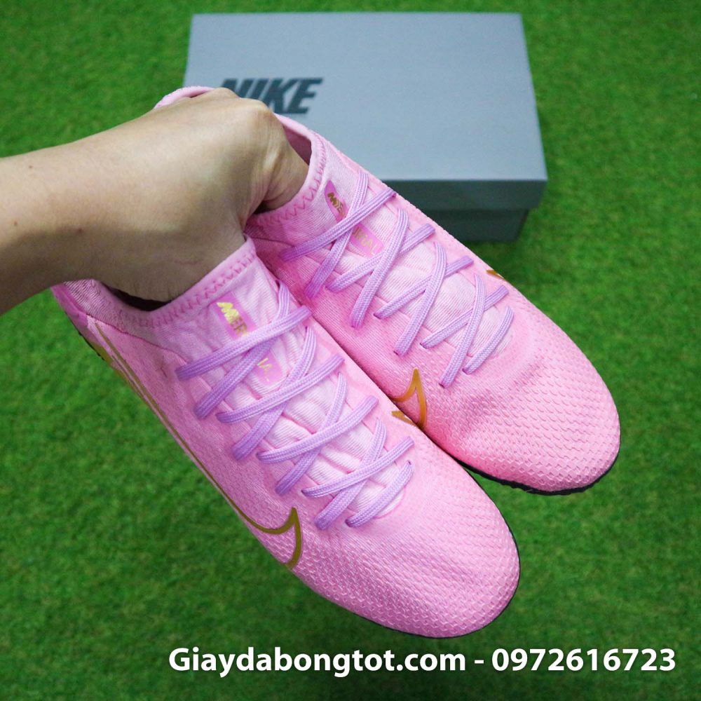 Giay da bong mau hong Nike Mercurial Vapor 13 Pro TF (11)