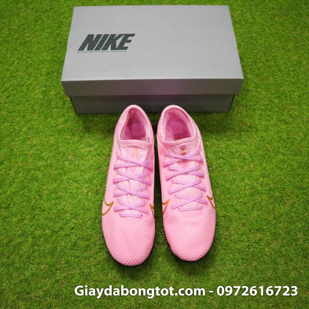 Giay da bong mau hong Nike Mercurial Vapor 13 Pro TF (12)