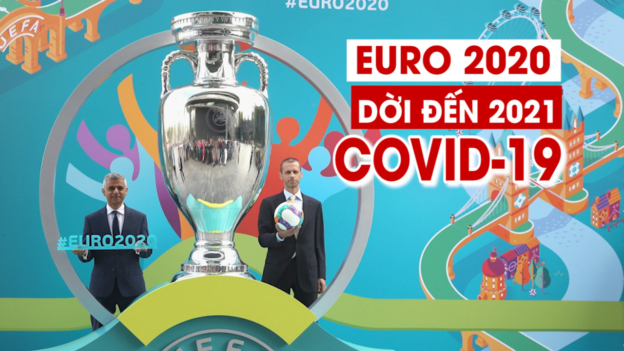 Giải bóng đá Euro tổ chức 4 năm một lần nhưng Euro 2020 đã bị hoãn do dịch bệnh