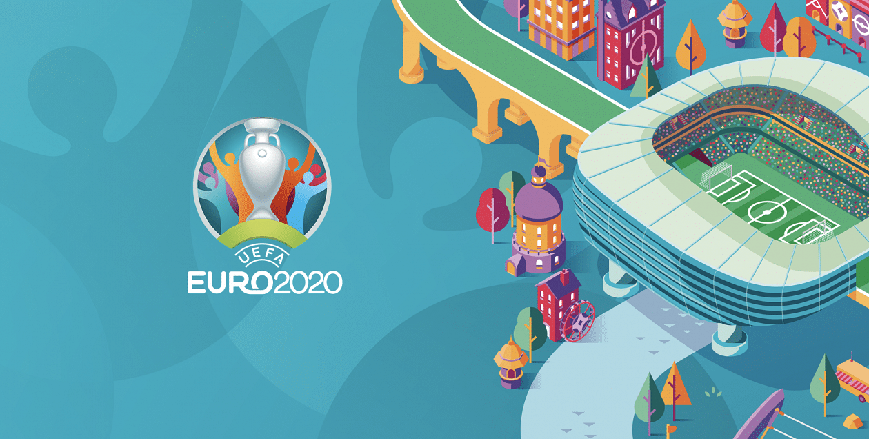 Giải bóng đá Euro 2020 tổ chức ở 12 thành phố lớn tại các quốc gia khác nhau