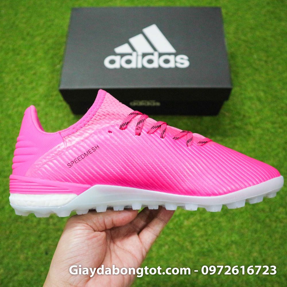 Giay adidas x19.1 tf hong vach xam (1)