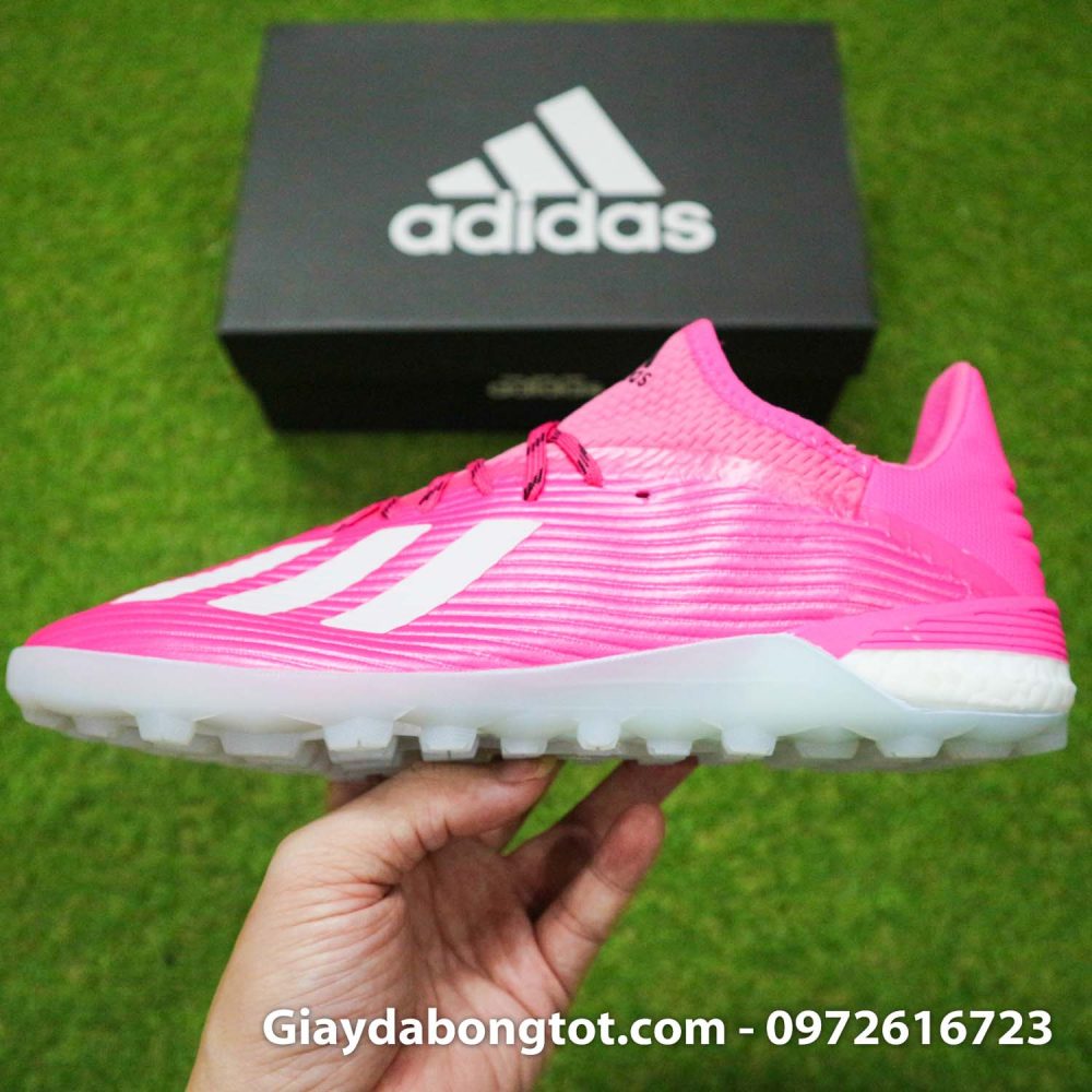 Giay adidas x19.1 tf hong vach xam (12)