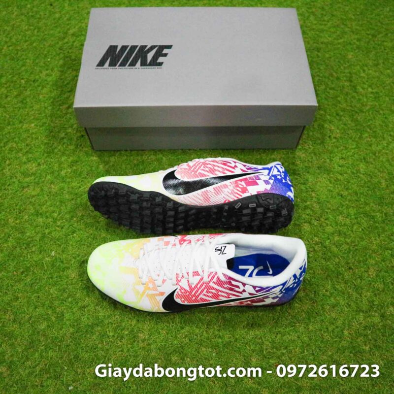 Giay bong da Neymar Nike Mercurial Vapor 13 TF vang do xanh (2)