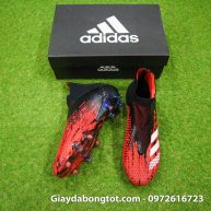 Giay bong da adidas predator 20 gai nhon mau do den co cao (7)