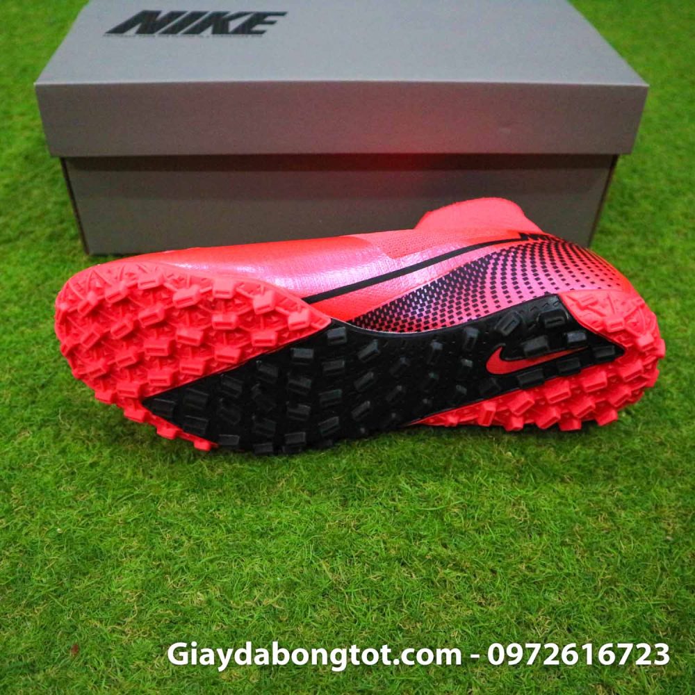 Giay bong da cao co nike mercurial superfly 7 elite tf do vach den (4)