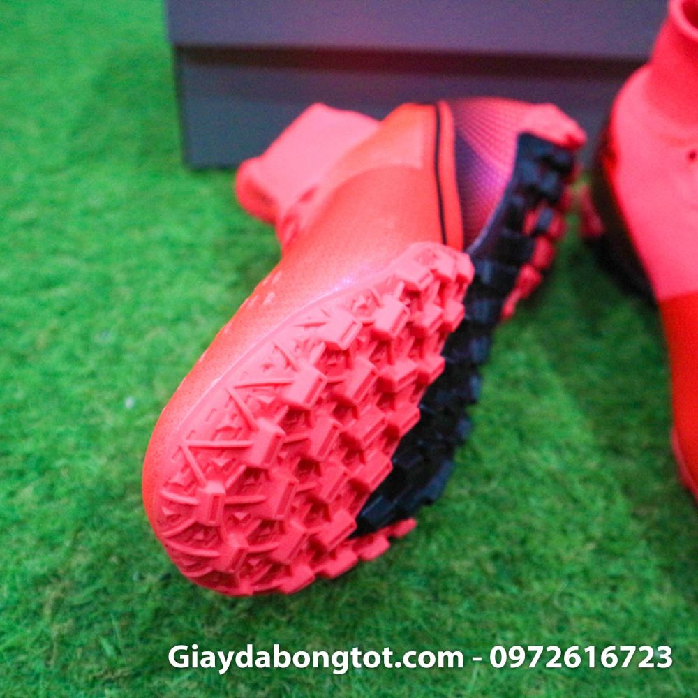 Giay bong da cao co nike mercurial superfly 7 elite tf do vach den (6)