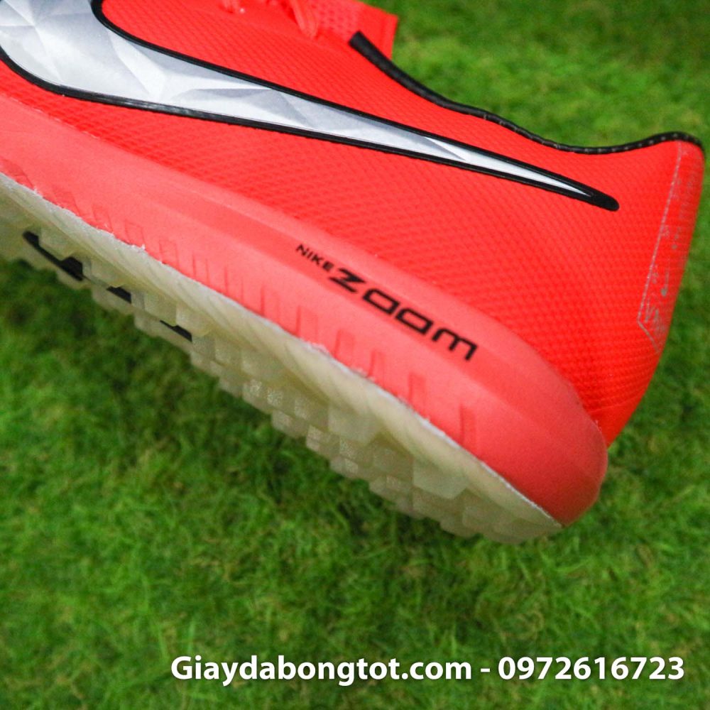 Giay da banh san co nhan tao nike phantom zoom pro tf do den (1)