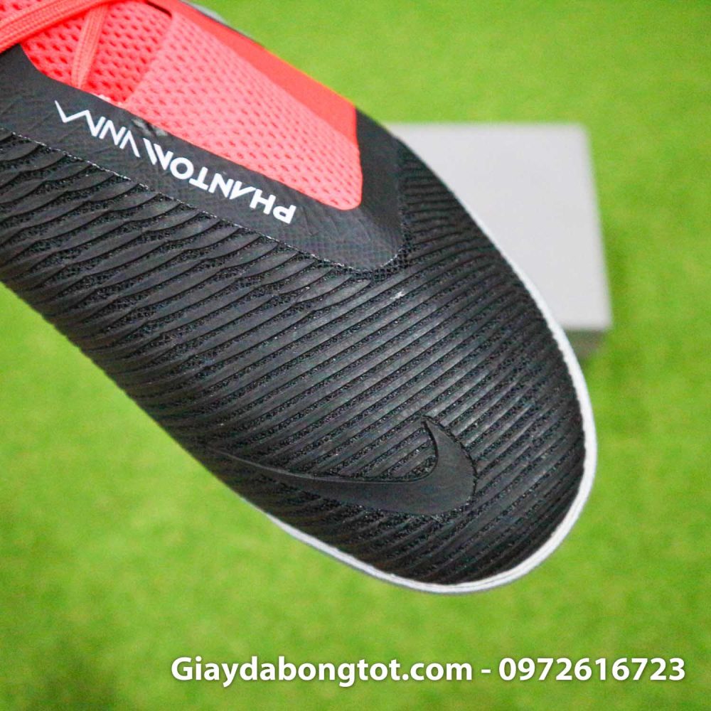 Giay da banh san co nhan tao nike phantom zoom pro tf do den (11)