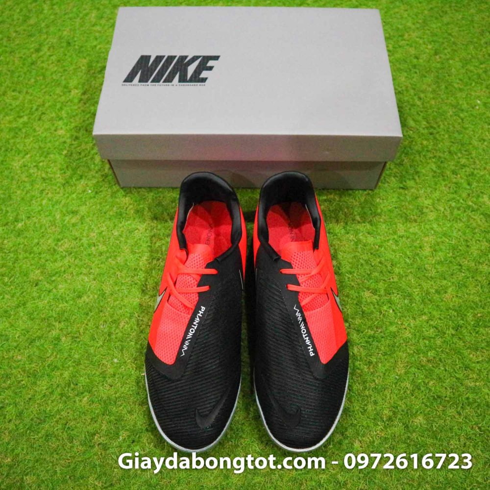 Giay da banh san co nhan tao nike phantom zoom pro tf do den (6)