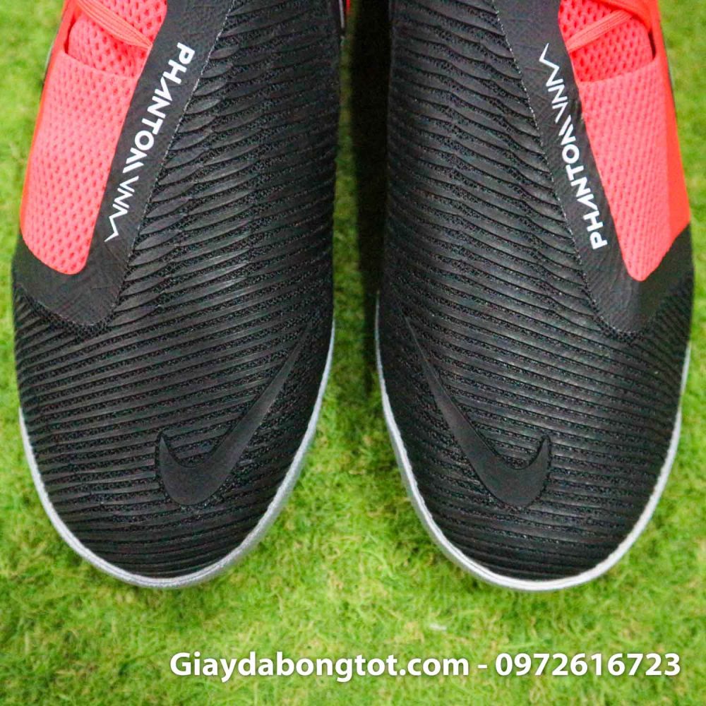 Giay da banh san co nhan tao nike phantom zoom pro tf do den (7)
