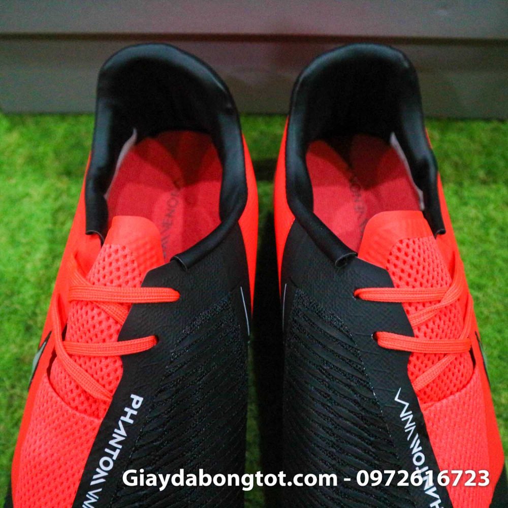 Giay da banh san co nhan tao nike phantom zoom pro tf do den (8)