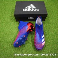 Giay da bong Adidas Predator 20 gai nhon mau xanh duong vach trang (4)
