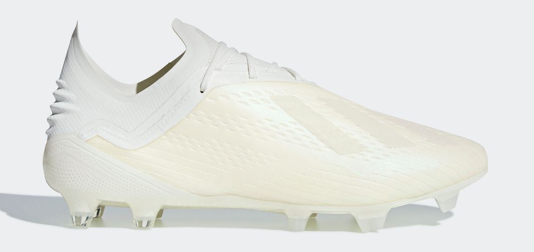 Giày đá banh siêu nhẹ Adidas X18.1 FG màu trắng toàn thân "Spectral Mode"