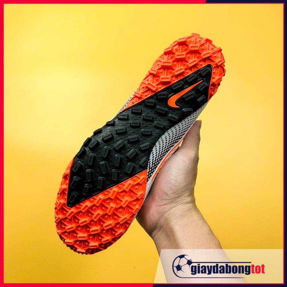 Giày Nike Mercurial Vapor 13 Pro TF | Trắng vạch cam bản SF