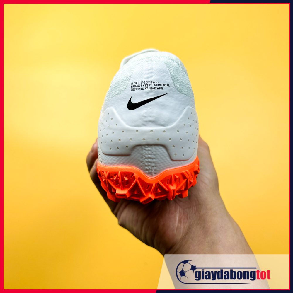 Giày Nike Mercurial Vapor 13 Pro TF | Trắng vạch cam bản SF