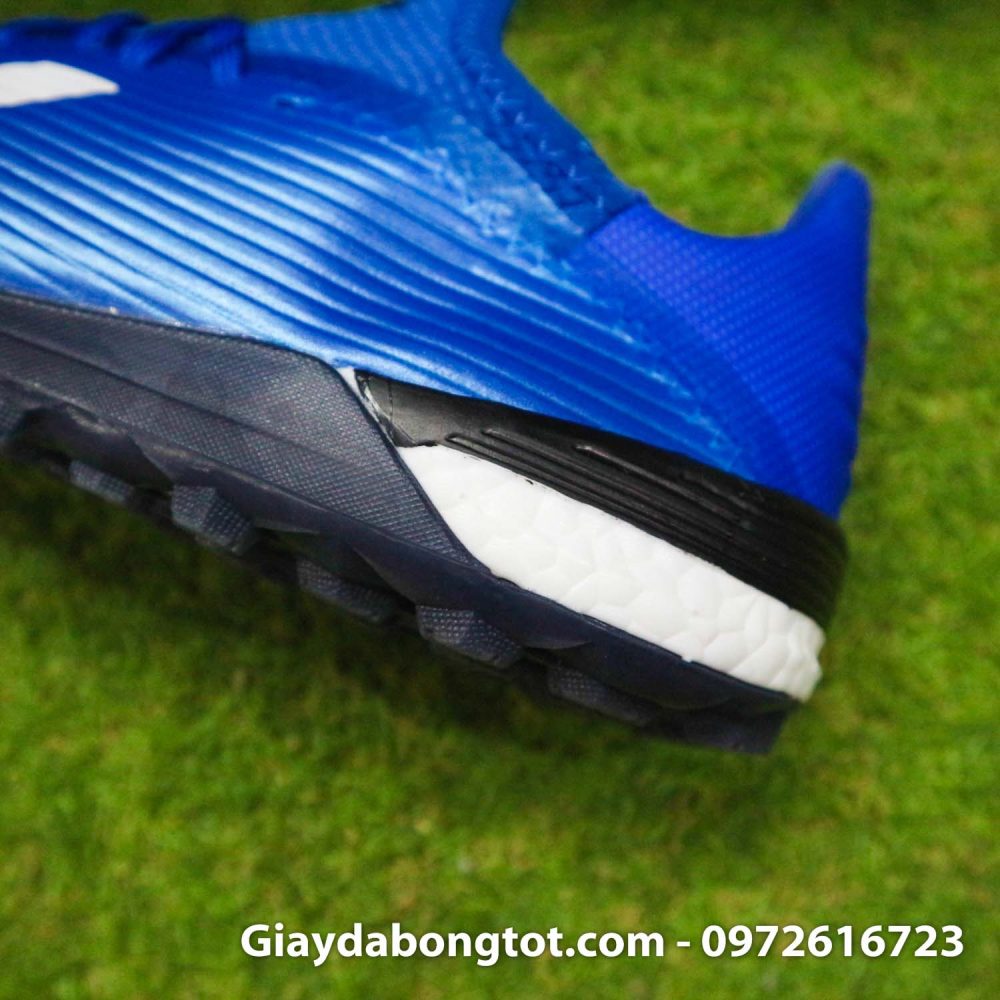 Giay bong da adidas x 19 1 xanh duong dam vach trang (11)