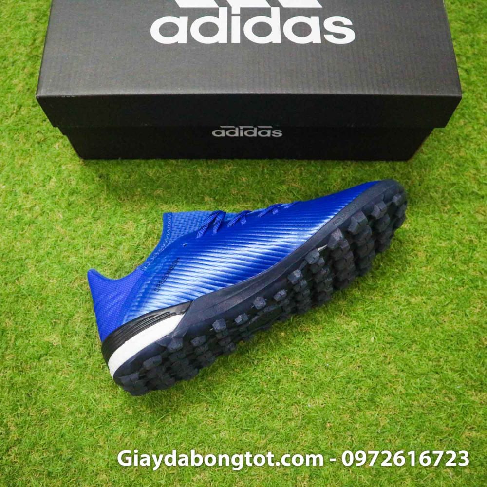 Giay bong da adidas x 19 1 xanh duong dam vach trang (12)