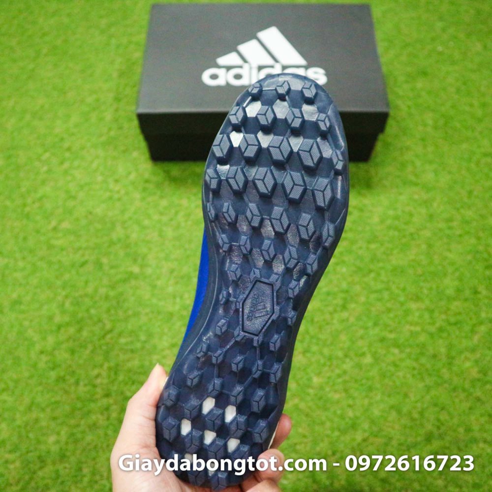 Giay bong da adidas x 19 1 xanh duong dam vach trang (13)