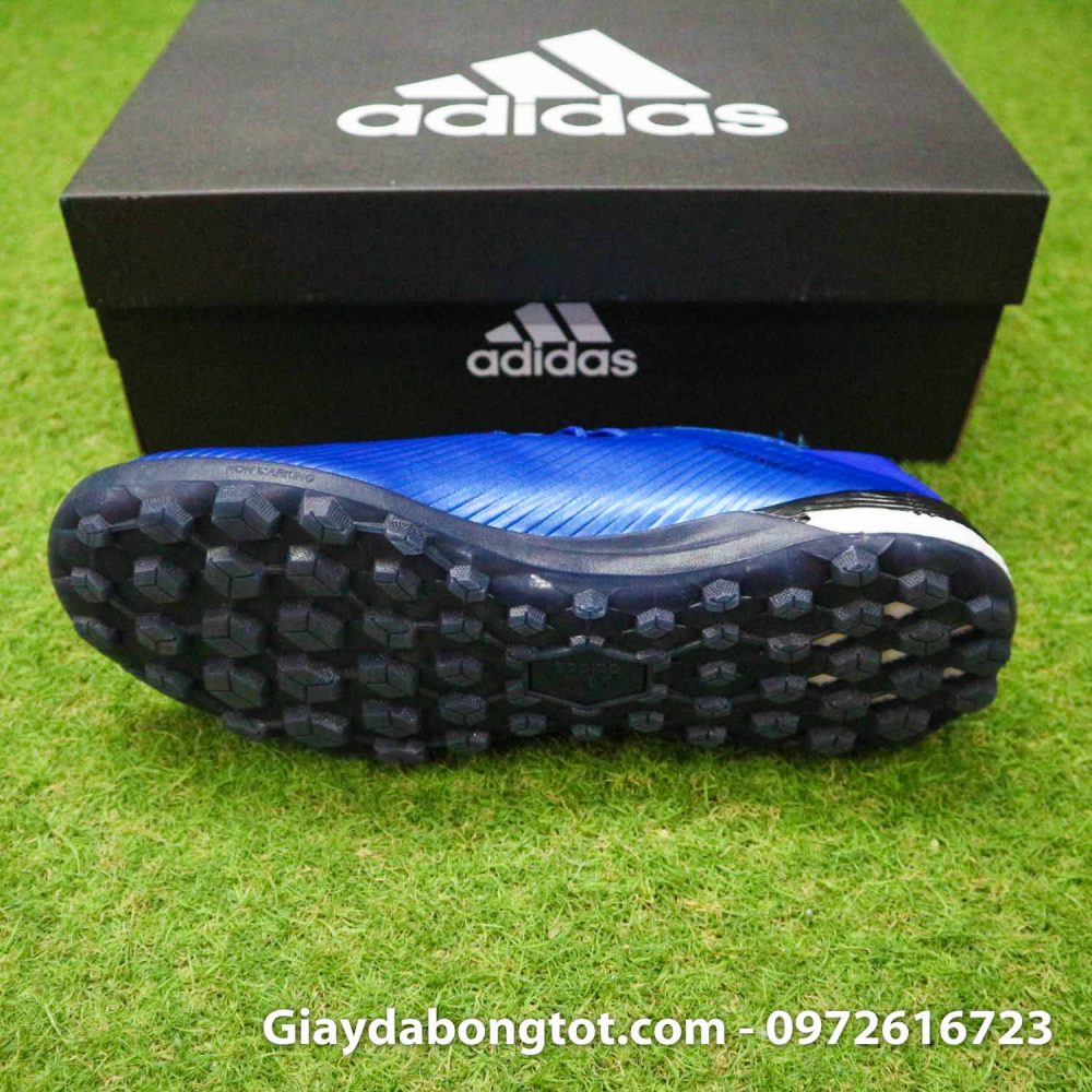Giay bong da adidas x 19 1 xanh duong dam vach trang (4)
