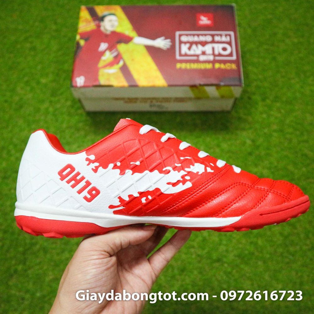 Giay bong da kamito qh19 do trang moi nhat 2020 (12)
