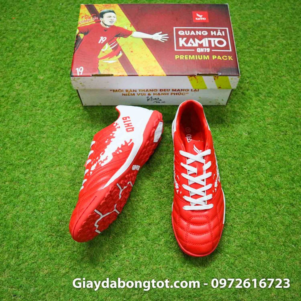 Giay bong da kamito qh19 do trang moi nhat 2020 (5)