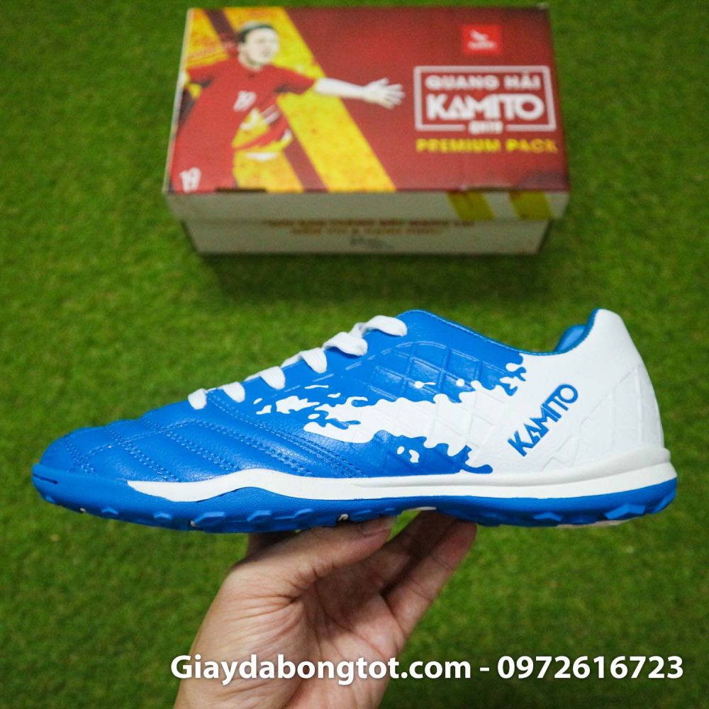Giay bong da kamito qh19 xanh nhat trang cua quang hai (11)