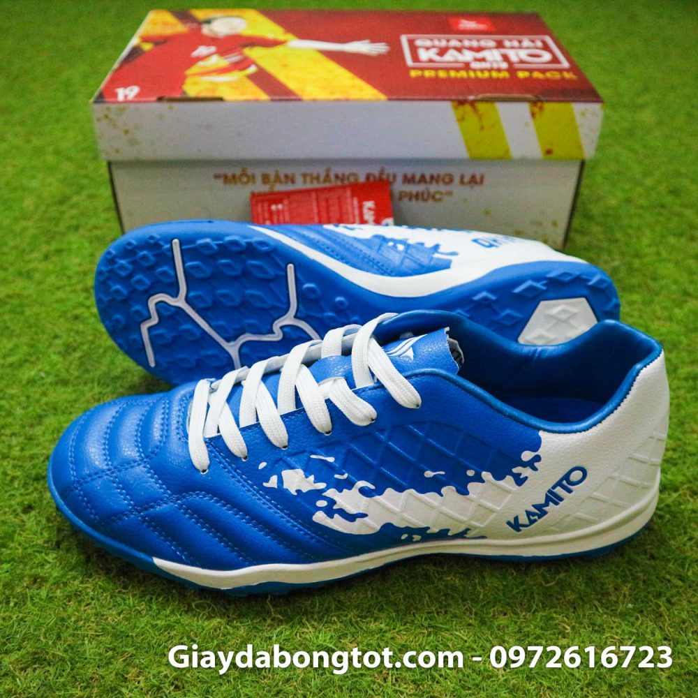 Giay bong da kamito qh19 xanh nhat trang cua quang hai (3)