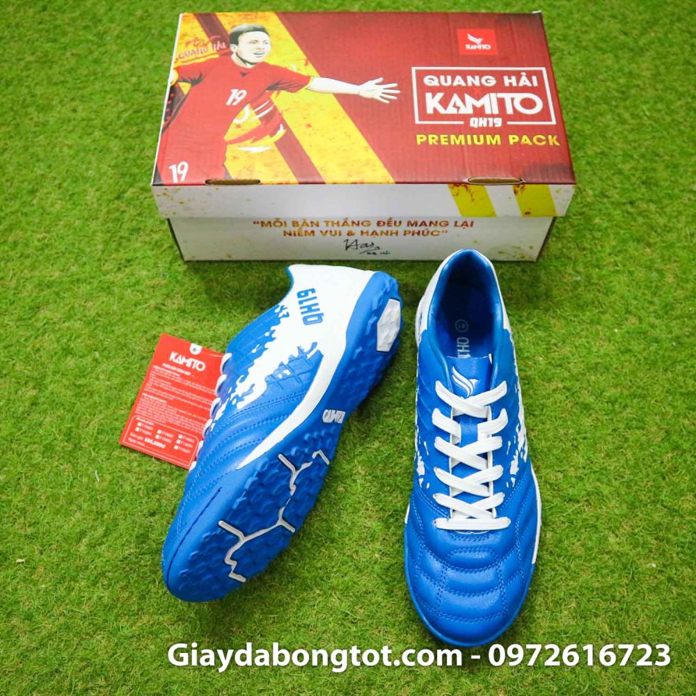 Giay bong da kamito qh19 xanh nhat trang cua quang hai (5)