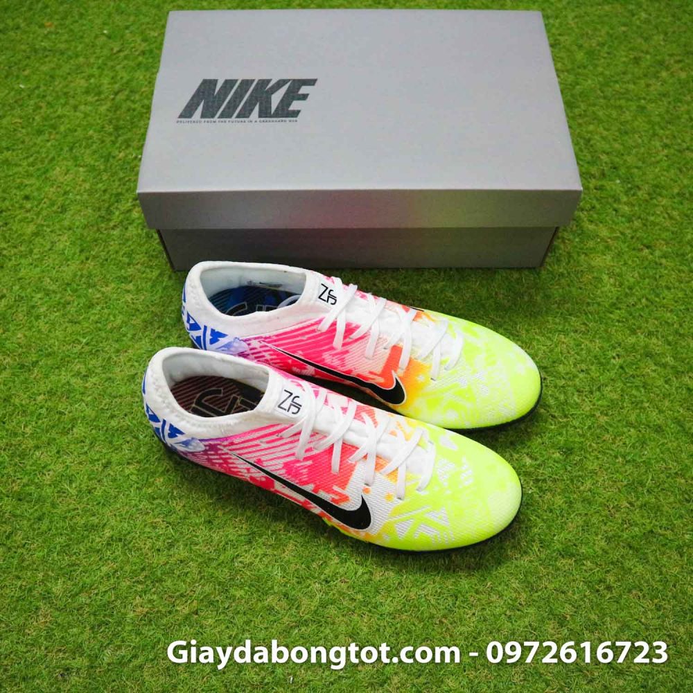 Giay bong da nike mercurial vapor 13 pro tf vang do (8)