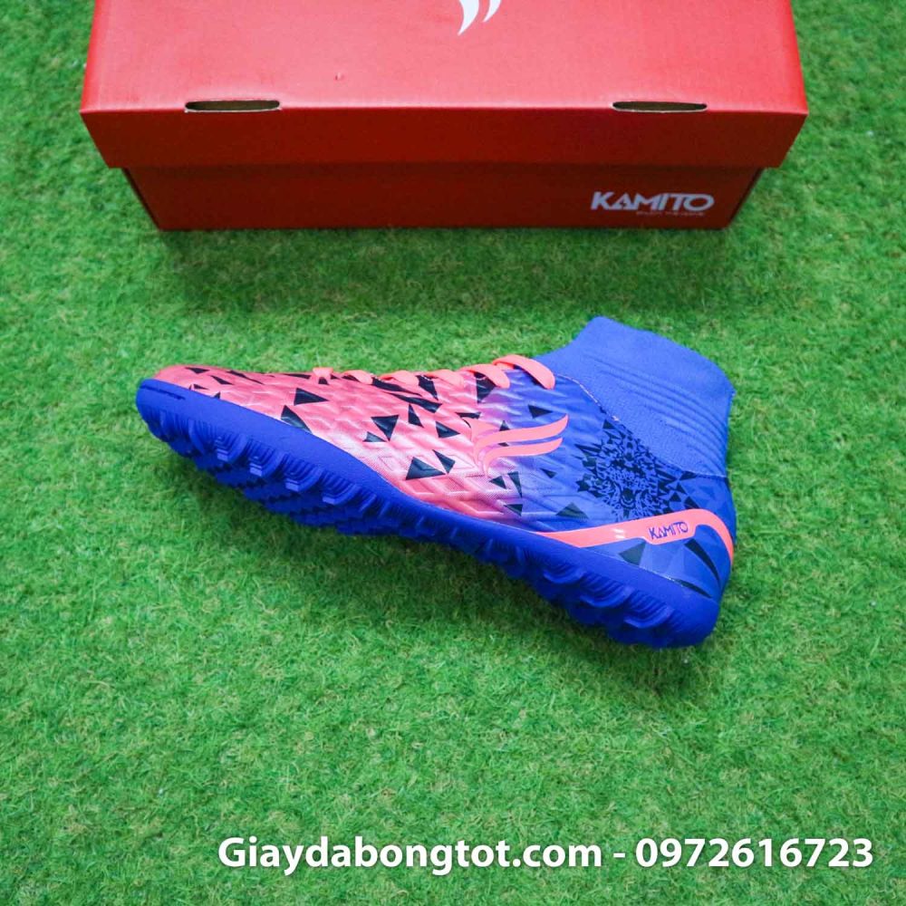 Giay da banh co cao kamito cobra 2 do xanh duong (8)