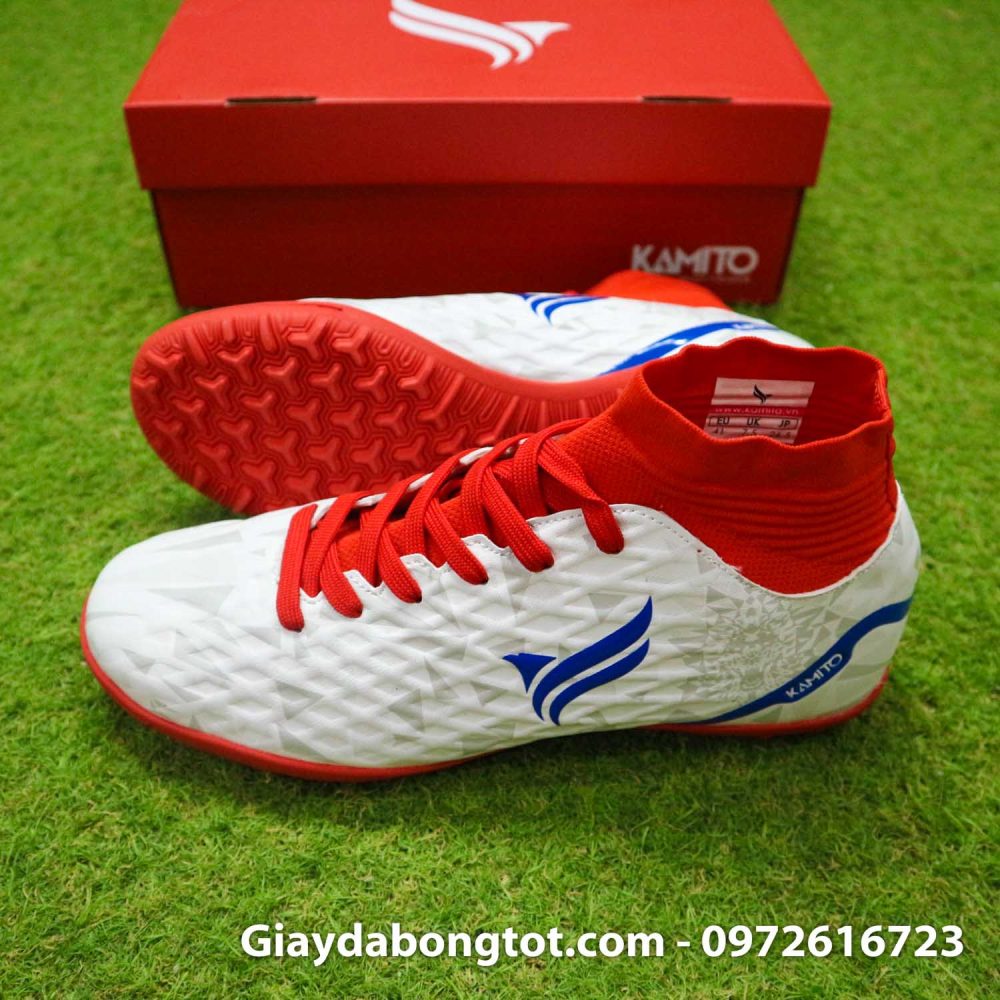 Giay da banh kamito cobra 2 trang do co cao (3)