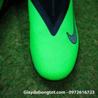 Giay da banh nike phantom vsn 2 pro tf xanh la den che day (7)