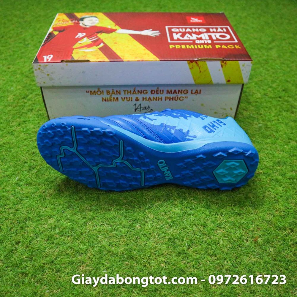 Giay da bong kamito qh19 premium pack xanh nhat quang hai (3)