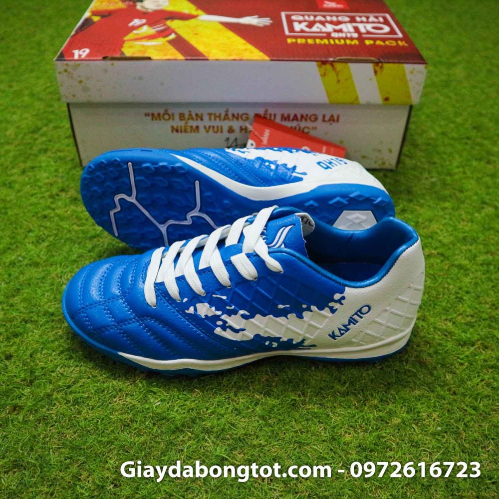 Giay tre em kamito quang hai 19 premium pack xanh duong trang (3)