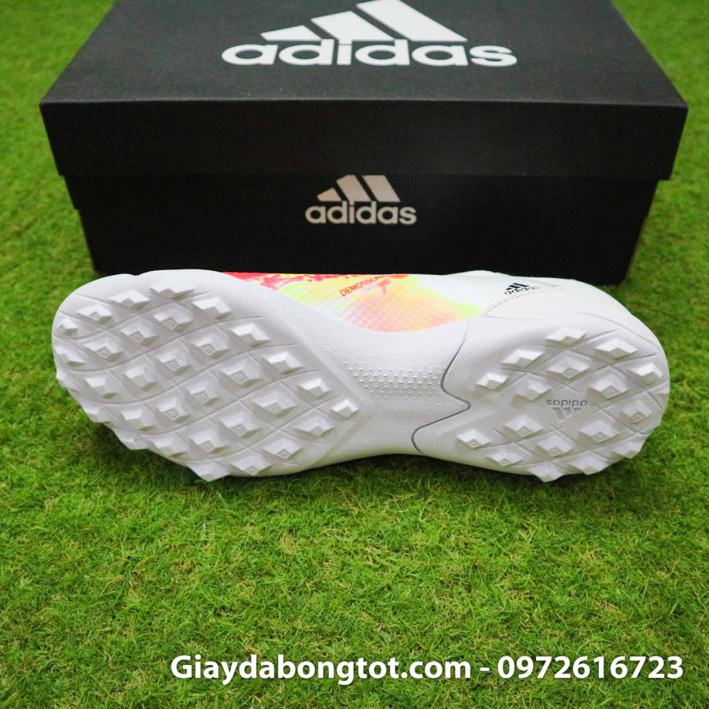 Giay adidas predator 20.3 tf trang cam vach den (4)