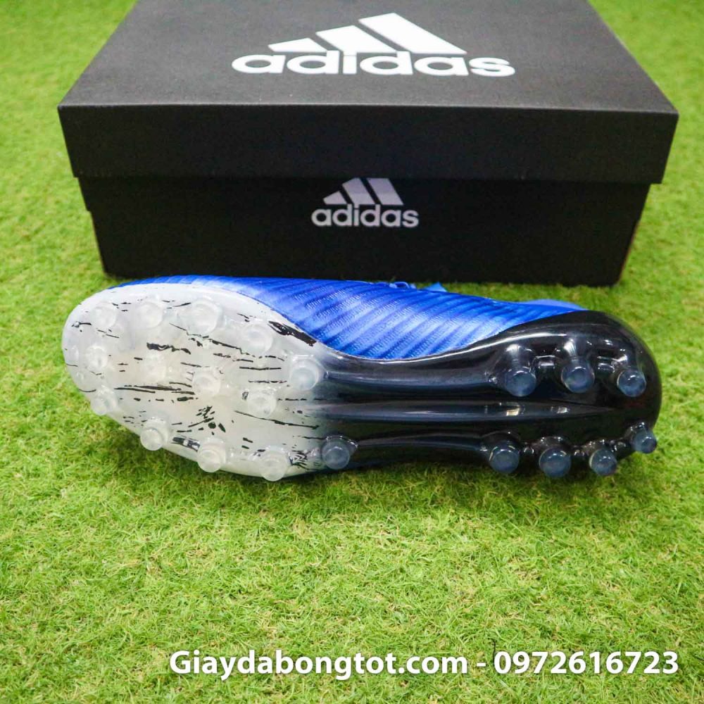Giay adidas x19.1 ag xanh duong vach trang (3)