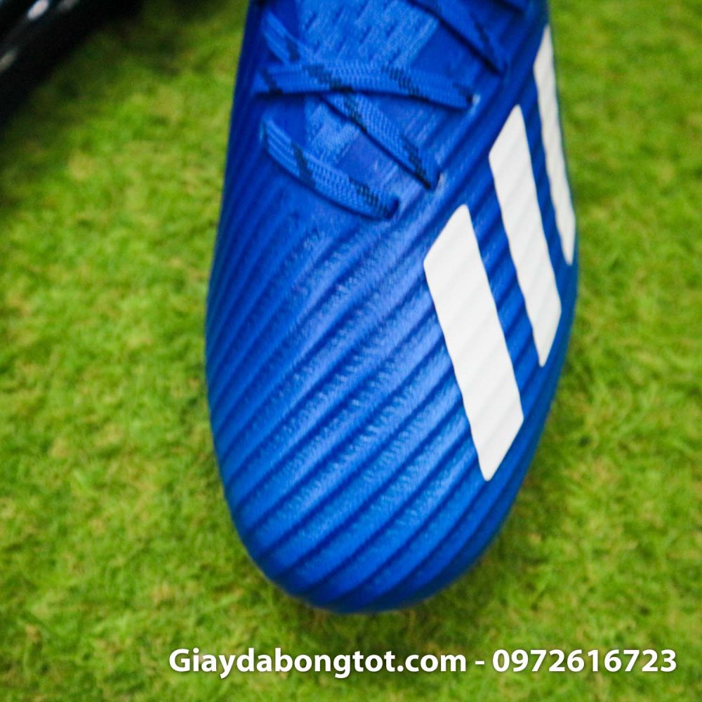 Giay adidas x19.1 ag xanh duong vach trang (6)