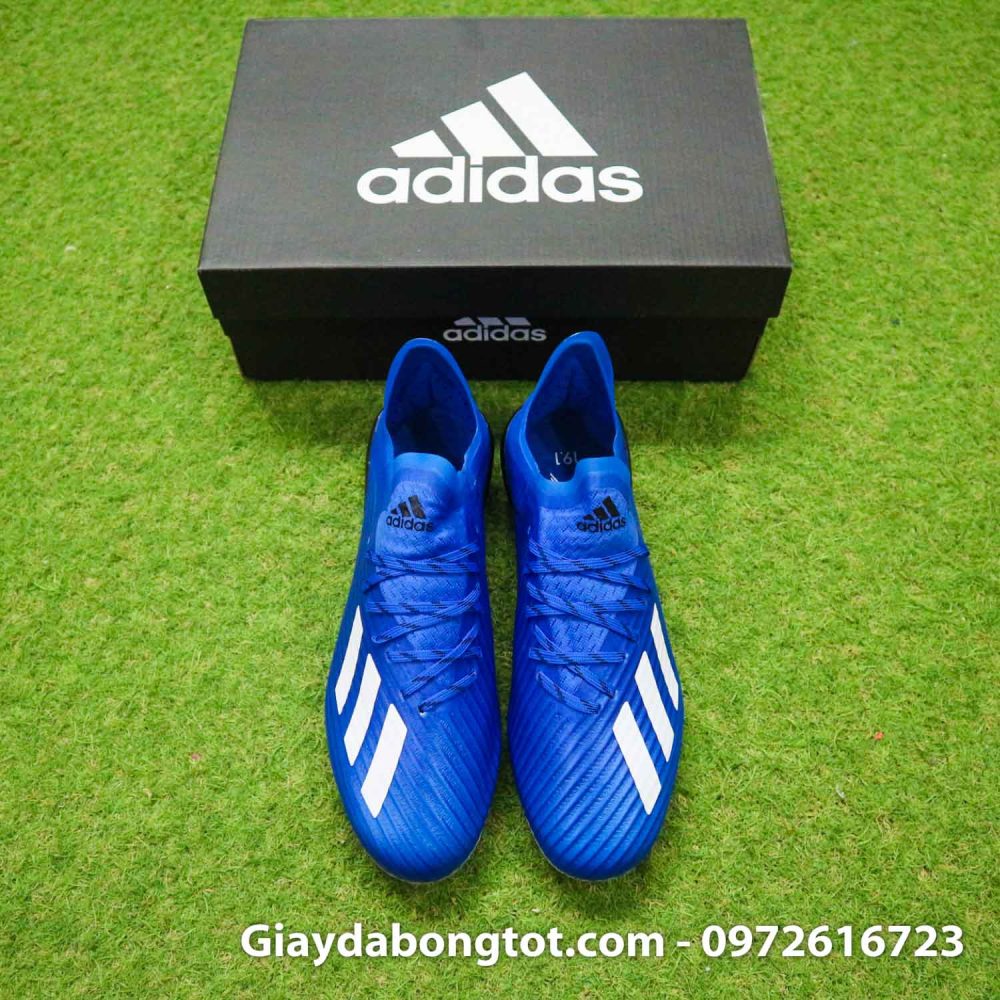 Giay adidas x19.1 ag xanh duong vach trang (7)
