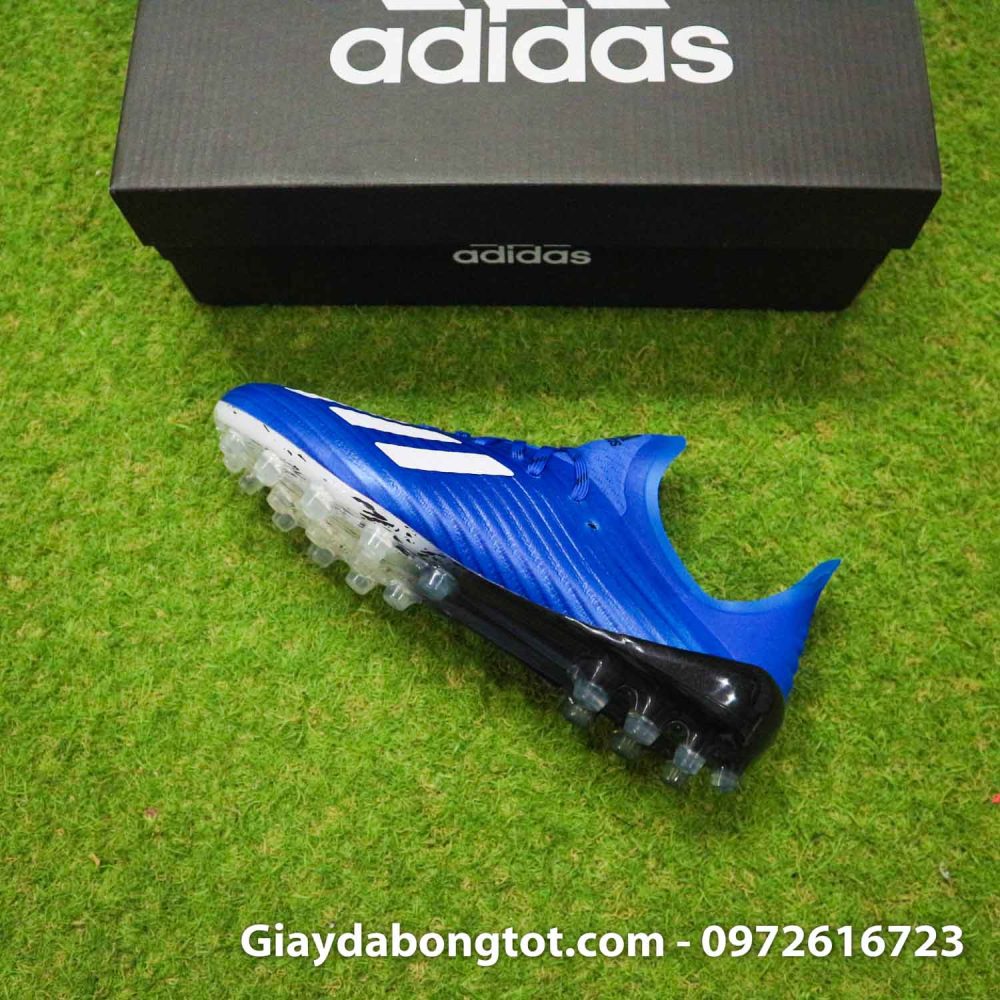 Giay adidas x19.1 ag xanh duong vach trang (9)