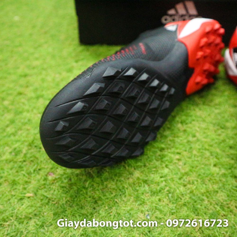 Giay bong da adidas predator 20.3 tf den do vach trang (6)