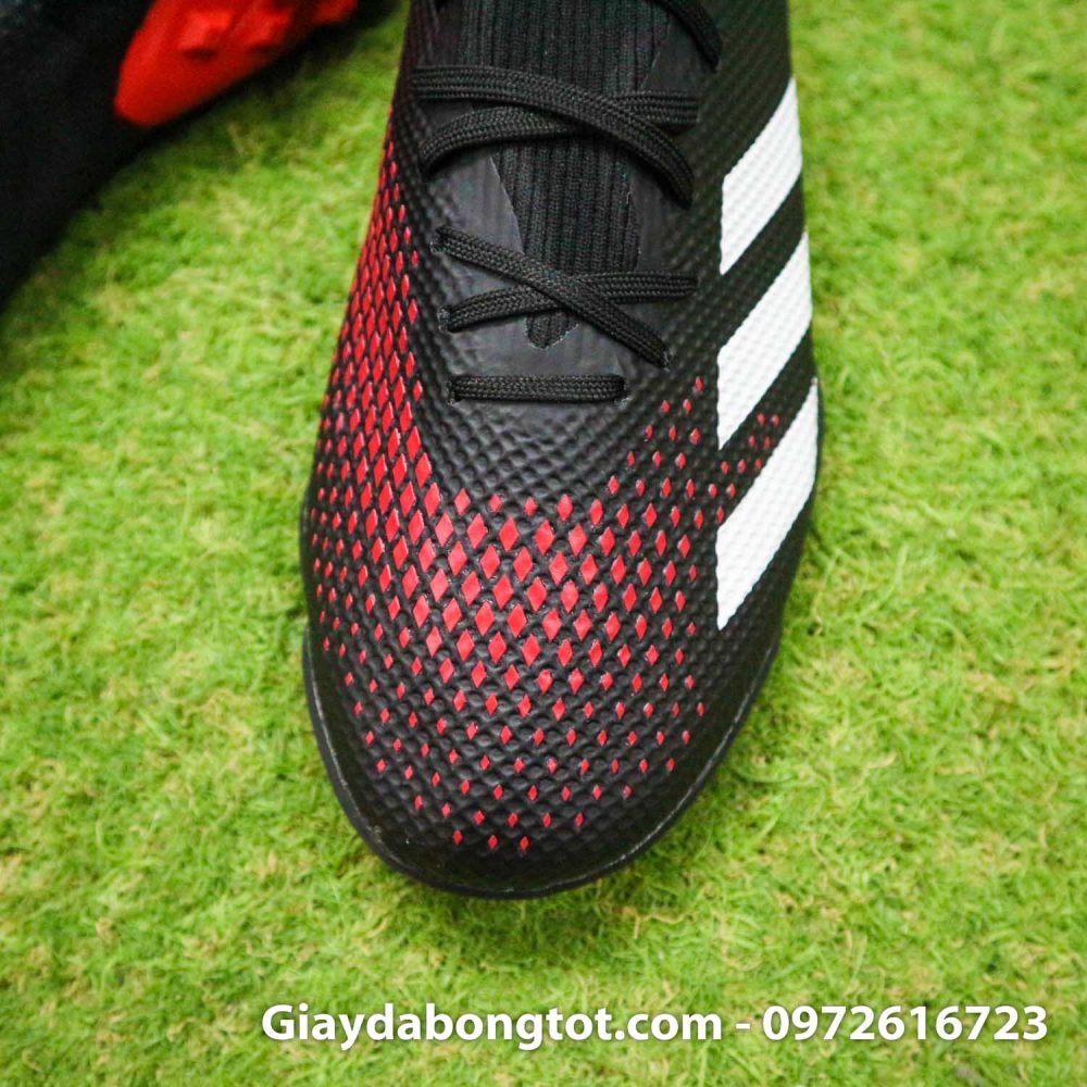 Giay bong da adidas predator 20.3 tf den do vach trang (7)