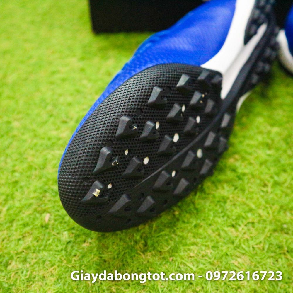 Giay da banh adidas x19.3 tf xanh duong dam vach trang (6)