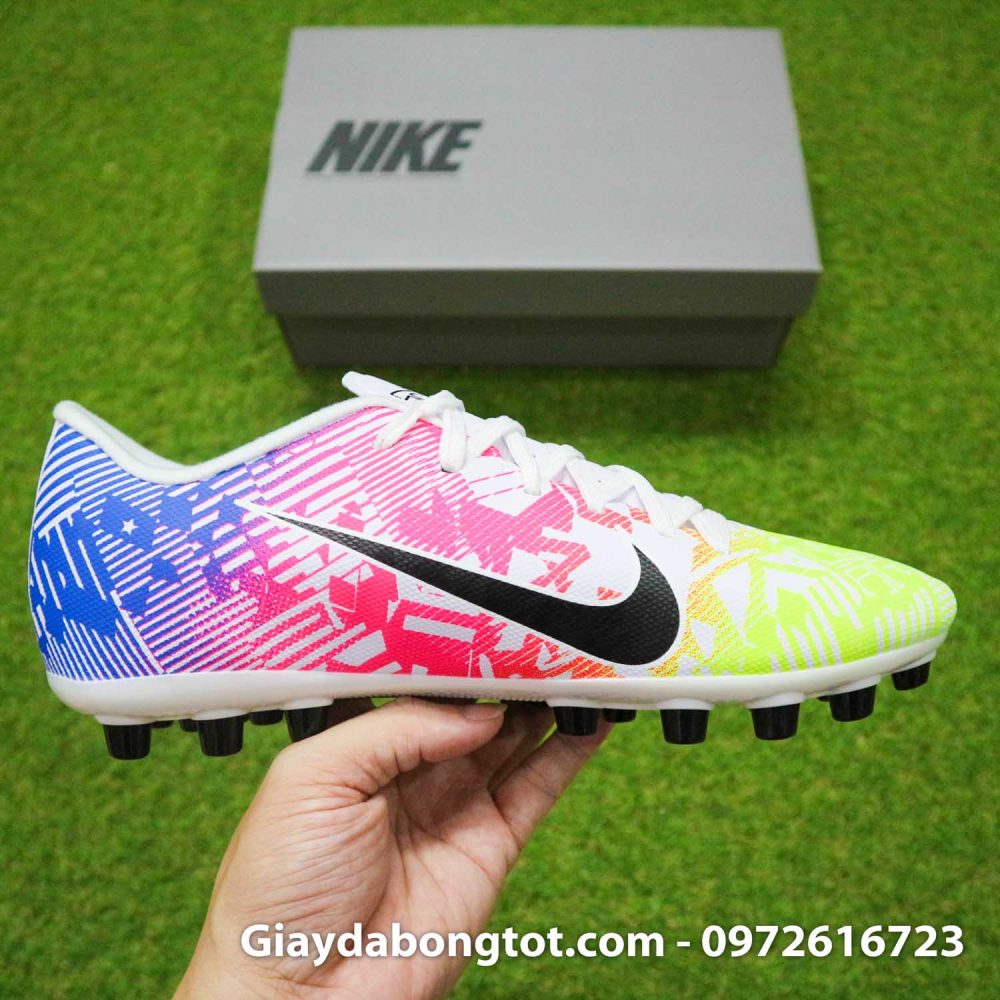 Giay da banh neymar vapor 13 ag vang do xanh 2020 (12)