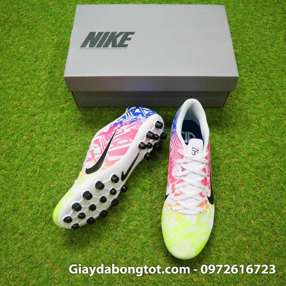 Giay da banh neymar vapor 13 ag vang do xanh 2020 (5)