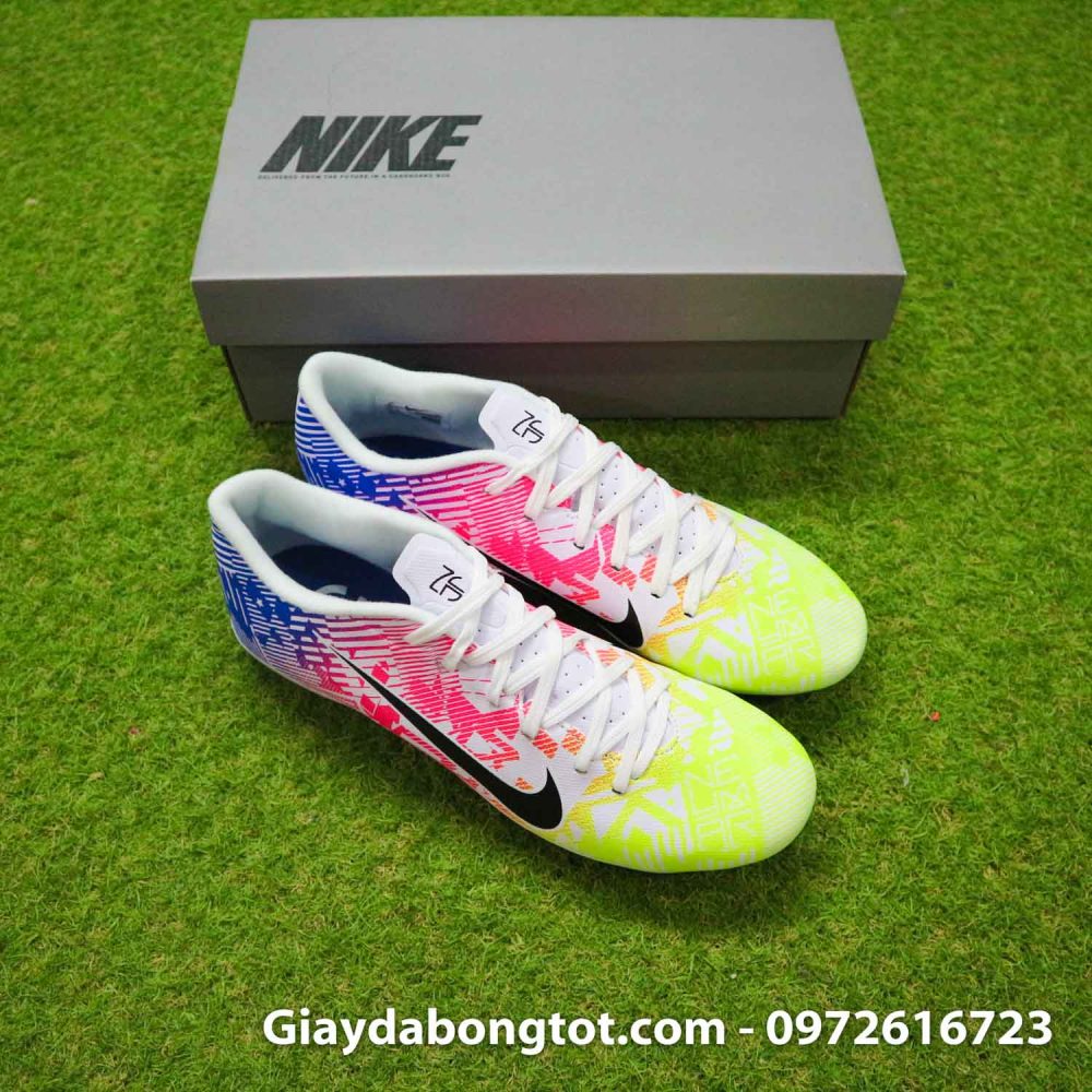 Giay da banh neymar vapor 13 ag vang do xanh 2020 (8)