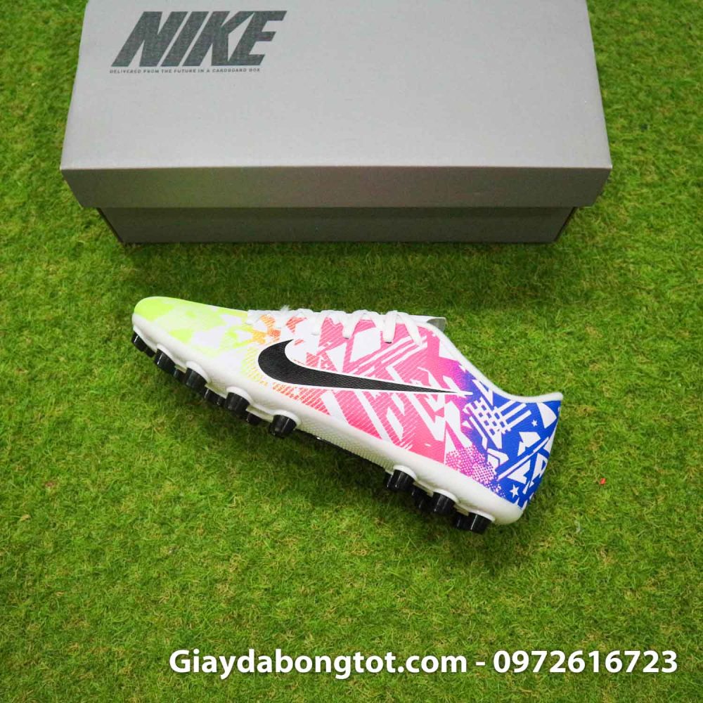 Giay da banh neymar vapor 13 ag vang do xanh 2020 (9)