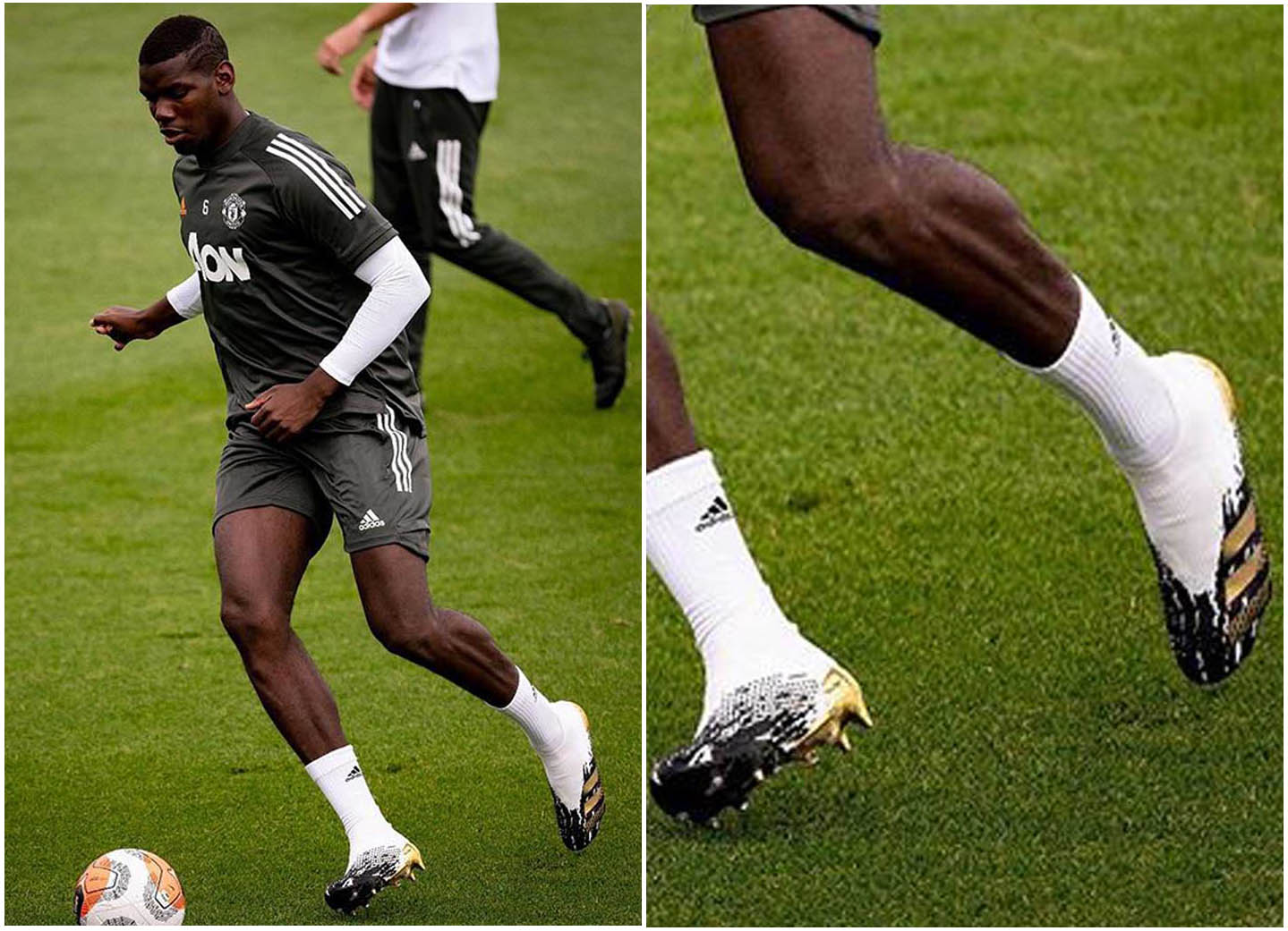 Paul Pogba (Manchester United) sử dụng Adidas Predator 20+ FG Pogba